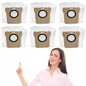 6 db TÁSKA Dreame L10S Ultra L10 L20, Xiaomi Vacuum X10 X10+ X20+ készülékekhez 147231309 - Porzsák