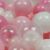 Játéklabdák ø7cm 100db fehér, átlátszó, világos rózsaszín, púderrózsaszín 147231377
