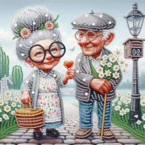 Gyémánthímzés Történetünk 30x30 cm