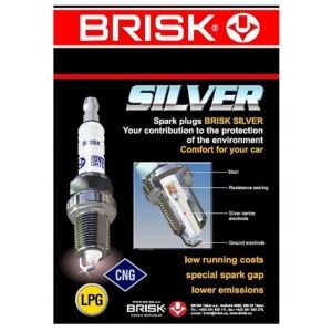 LR15YS 1332 EZÜST GYÚJTÓGYERTYA BRISK LPG/CNG
