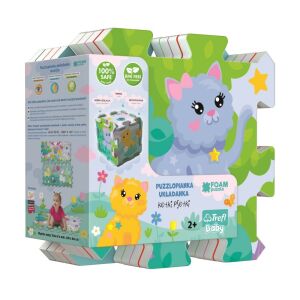 Trefl Habszivacs szőnyeg puzzle - Csintalan cicák 147237478 - Szivacs puzzle