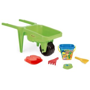 Wader Homokozó talicska 77 cm, zöld, homokozó szettel 147237562 - Felfújható játék & Strandjáték