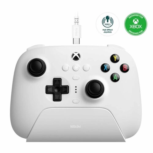 8BitDo Ultimate 3-mode Xbox Series X|S / Xbox One / PC / Mobil Hall-Effect fehér vezeték nélküli kontroller 147238112