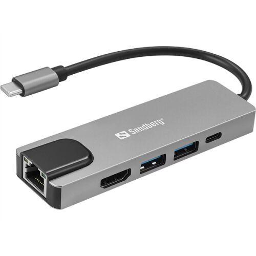 Sandberg usb-c 5in1 travel dock saver 336-99 147240754