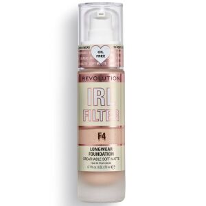 Makeup Revolution, IRL Filter, Oil Free, Long Wear, Cream Foundation, F4, 23 ml 147242679 - Alapozó