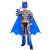 Fiú Batman Jelmezben Kék Maszkkal és Köpennyel