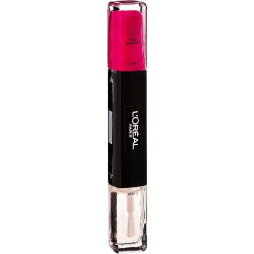 L'Oreal Paris, Infallible, Körömlakk 2 az 1-ben, 010, Keep Magenta, 2 x, 5 ml 147243750 - Körömlakk
