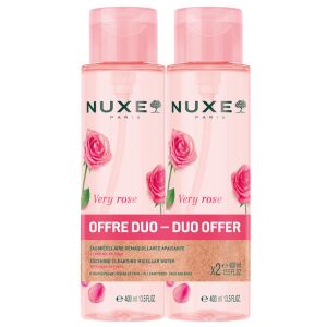 Set Duo, Nuxe, Very Rose, Cleansing & Soothing, Micellar Water, For Sensitive Skin, 2 pcs, 400 ml 147243990 - Smink lemosó