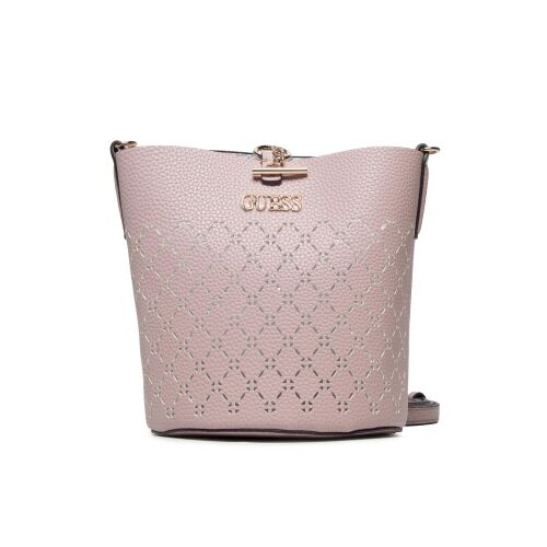 Guess, Amara Bucket, Synthetic Leather, Textile Bag, Powder Pink, HWXG8493010, For Women, 18/23 x 20 x 14 / 14/18 x 18 x 7 cm 147244047