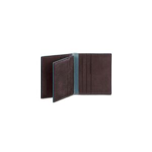 Piquadro, Blue Square, Leather Card Holder, PP1518B2, Brown, Unisex 147244274 - Okmány- & Kártyatartó