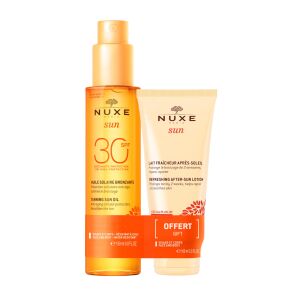 Set Nuxe: Sun, Anti-Ageing, Tanning Oil, SPF 30, 150 ml + Sun, Sun Protection, After-Sun Lotion, 100 ml 147244308 - Tusfürdő