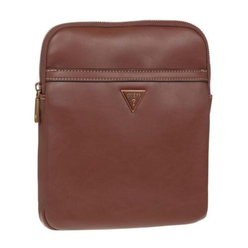 Guess, Scala, Synthetic Leather, Textile Bag, Brown, HMSCALP2223BRO, For Men, 20 x 22.5 x 2.5 cm 147244651