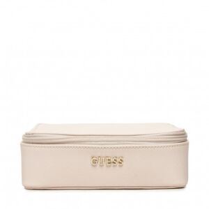 Guess, Holdall, Synthetic Leather, Textile Bag, Jewelry Case, Cream, For Women, 18 x 6 x 18cm 147244655 - Táskafogas