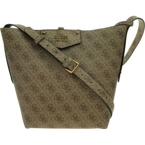 Guess, Brenton, Polyurethane, Textile Bag, Olive, HWESB839001LTL, For Women, 36 x 27 x 13 cm 147244658 - Táskafogas