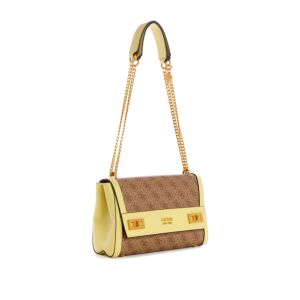 Guess, Scala, Textile Bag, Shoulder Bag, Latte/Light, XA787019, For Women 147244664 - Táskafogas