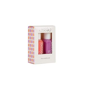 Hey Sweetie Pie! Set Essie: Nail Enamel, Vegan, Glossy Shine Finish, Nail Polish, 36, Splash Of Grenadine, 13.5 ml + Nail Enamel, Vegan, Glossy Shine Finish, Nail Polish, 74, Tart Deco, 13.5 ml