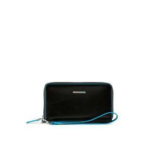 Piquadro, Blue Square, Leather Wallet, Black, For Women 147244949 - Divat & Öltözködés