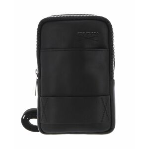 Piquadro, Obidos, Leather Crossbody Bag, Black, For Men 147244952 - Táskafogas