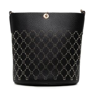 Guess, Amara, Synthetic Leather, Textile Backpack, Black, XG849301, For Women, 18/21 x 20 x 14 / 14/18 x 17.5 x 6.5 cm 147245420 - Öltözködés kiegészítő