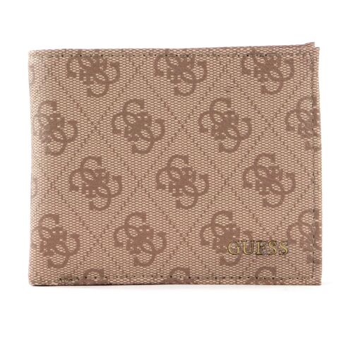 Guess, Vezzola, Textile Wallet, Coin Holder, Brown, Unisex 147245481