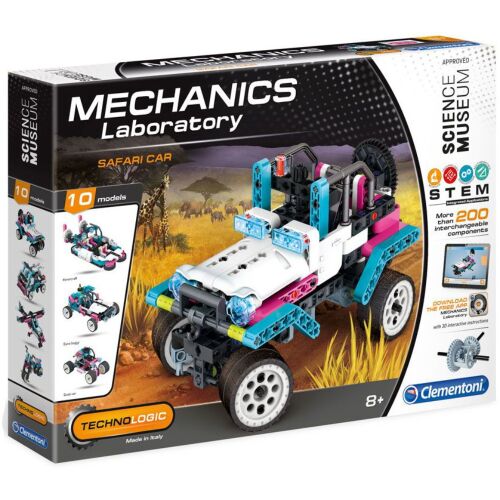 Clementoni, Mechanics Laboratory, Safari Car, Construction Set, For Boys, 8+ years, 200 pcs 147245720