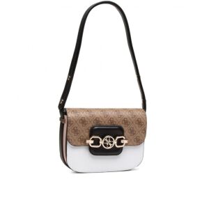 Guess, Hensely, Textile Bag, Convertible Xbody Flap, Latte, For Women 147246172 - Táskafogas