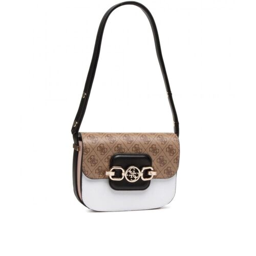 Guess, Hensely, Textile Bag, Convertible Xbody Flap, Latte, For Women 147246172