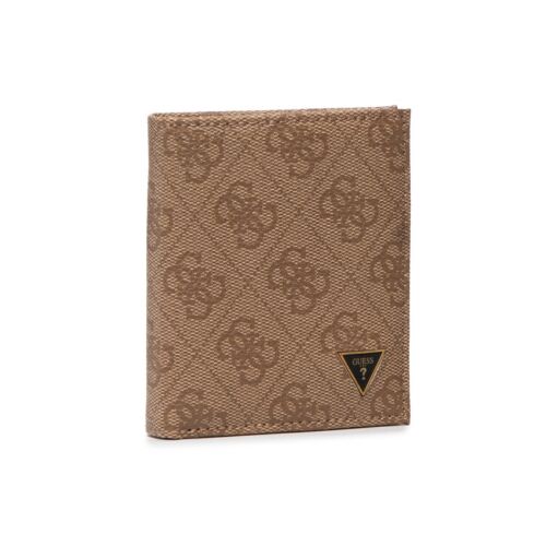 Guess, Vezzola, Textile Wallet, Small Billfold, SMVZLALEA22, Brown, For Men