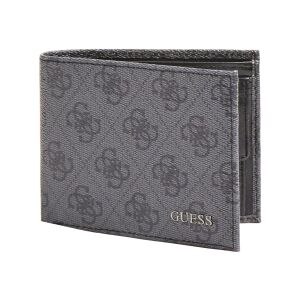 Guess, Vezzola, Textile Wallet, Small Billfold, SMVEZZPOL22, Black, For Men 147246271 - Okmány- & Kártyatartó