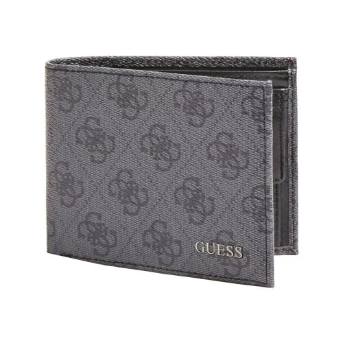 Guess, Vezzola, Textile Wallet, Small Billfold, SMVEZZPOL22, Black, For Men 147246271
