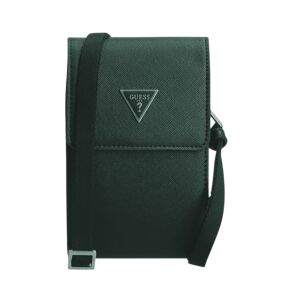 Guess, Certosa, Polyurethane, Textile Crossbody Bag, Grey, HMCERTP2285, 22 x 23.5 x 5 cm, For Men 147246615 - Öltözködés kiegészítő