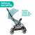 Chicco Cheerio stroller with premium design, anodized tubes and eco-leather handle