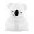 Lampka nocna Chicco Sweet Lights Koala, biały koala ze zmrużonymi oczami, ładowana przez USB