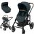Maxi-Cosi Plaza+ stroller with Oria carrycot and car seat, complete travel system