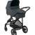 Maxi-Cosi Plaza+ stroller with Oria carrycot, front view, blue