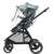 Maxi-Cosi Zelia³ stroller with rain cover, black frame, blue fabric