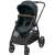 Maxi-Cosi Zelia³ stroller with seat unit, black frame, blue fabric