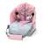 Asalvo Go Anywhere travel booster seat, pink tree design
