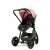 Asalvo Sidney stroller with sport seat, pink