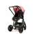 Asalvo Sidney stroller with sport seat, pink