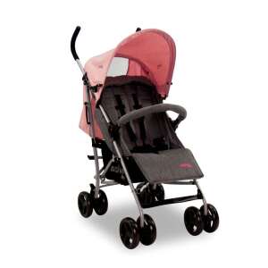 Cărucior sport Asalvo Mombi, roz și gri, 0-15kg - Carucioare și Scaune pentru copii