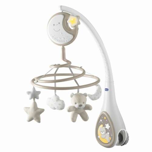 Chicco Next2Dreams musical mobile with night light, neutral color, for baby crib