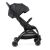 Side view of Chicco TROLLEYme stroller, black