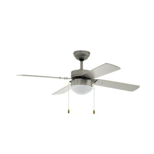 EGLO Gelsina mennyezeti lámpa Nikkel, Szatén acél, Fehér E14 164505193 - Mennyezeti ventilátor