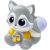 Chicco Cloudy Music On the Go raccoon toy, musical stroller toy
