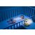 Baby sleeping with Chicco Cloudy Music On the Go night light projector