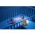 Baby sleeping with Chicco Cloudy Music On the Go night light projector