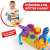 Smart2Play workbench toy with gears, close-up view, child playing