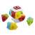 Chicco 2in1 Bricks building toy for babies, colorful blocks, 8 pieces, 18-36 months, disassembled