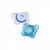 Mini Soft Schnuller 2-6 Monate, 2 Stück blau - transparent 138180792